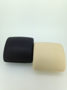 Коробка для упаковки серьги/подвеска с подсветкой, кожзам, размеры 10,0х9,0х6,5см. Цвет: черный, бежевый