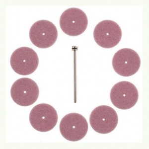 Корундовые шлифовальные круги (d=22 мм, 10 шт.), 28302