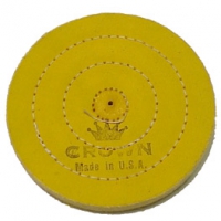 Круг муслиновый желтый CROWN 6х50