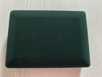 Прямоугольник универсальный под колье, браслет, броши зеленый, черный 14х10х4 см